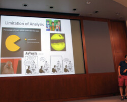 8/19/2016: Alex gave an important talk on Pokemon and Pacman on NeuroDay.