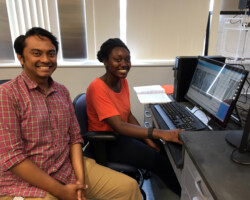6/29/2017: Congrats to Farhan, who received an Alz Association Fellowship! He works with REU student Shaye Firmin this summer.